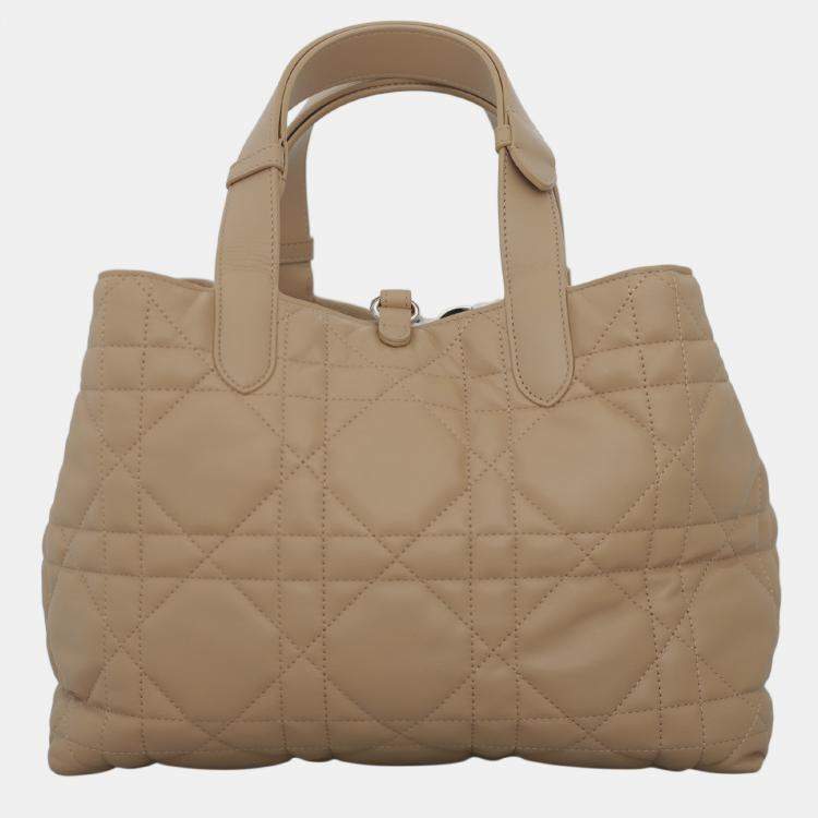 Pre Owned Christian Dior Beige Medium Toujours Bag