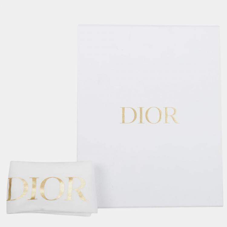 Pre Owned Christian Dior White/ Blue Small DiorCamp Messenger Bag