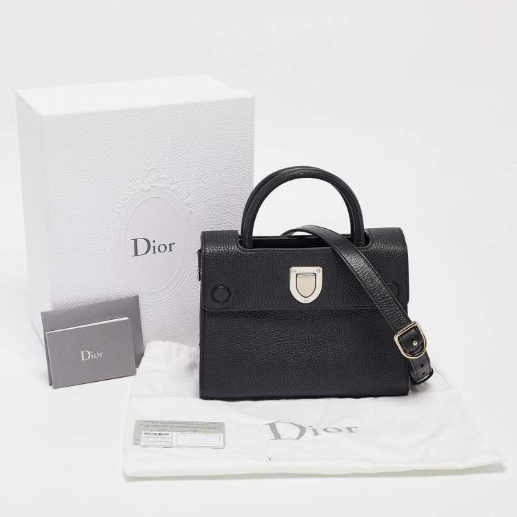 مملوكة مسبقًا Dior Black Leather Mini Diorever Tote