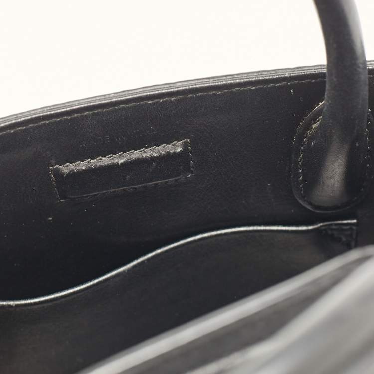 Pre Owned Dior Black Leather Mini Diorever Top Handle Bag