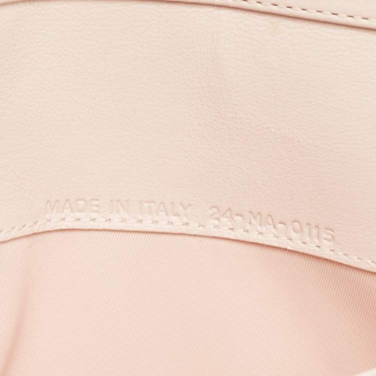 Pre Owned Dior Beige Patent Leather Diorama Wallet on Chain