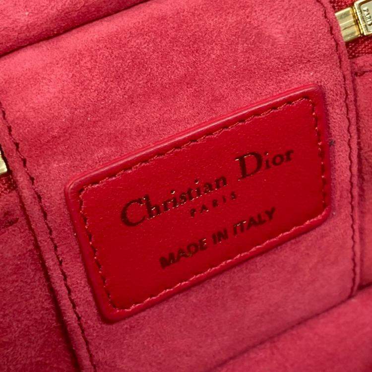 Pre Owned Dior Red LADY Dior Shoulder Bag
