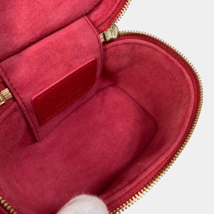 Pre Owned Dior Red LADY Dior Shoulder Bag