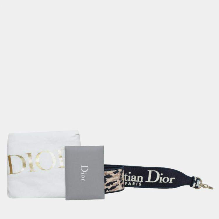 Pre Owned Christian Dior Medium Tie Dye Embroidery Canvas Lady D-Lite Bag