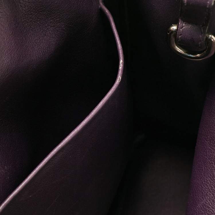 Pre Owned Dior Dusty Pink Leather Medium Diorissimo Shopper Tote