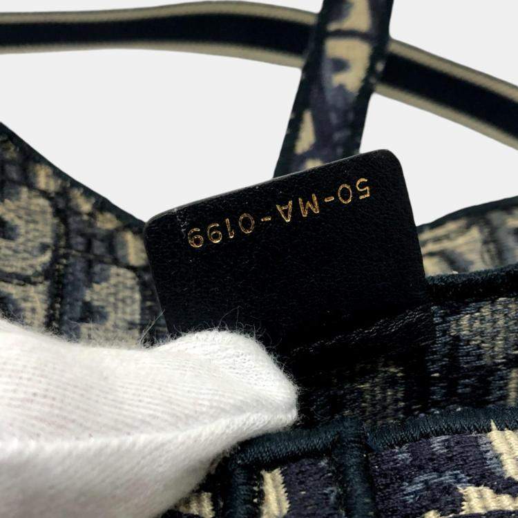 Pre Owned Dior Navy Saddle Flat Waist Pouch
