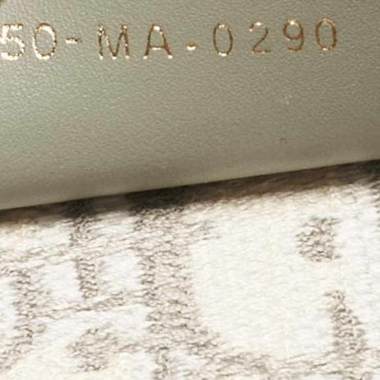 Pre Owned Dior Grey Oblique Embroidered Canvas Medium Book Tote
