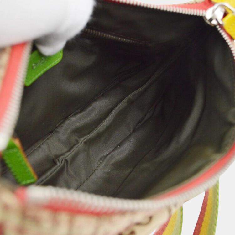Pre Owned Christian Dior Rasta Trotter Saddle Shoulder Bag