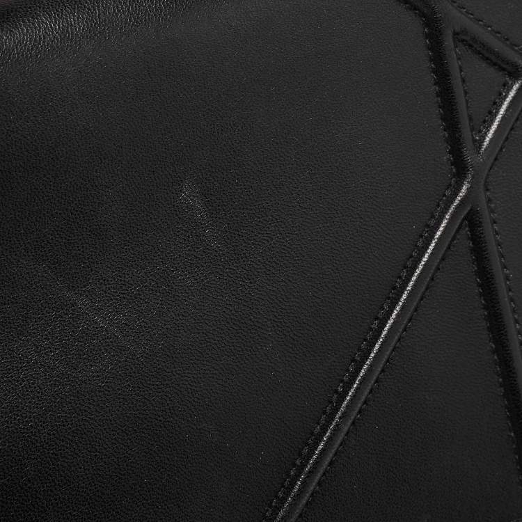 Pre Owned Dior Black Leather Large Diorama Flap Shoulder Bag