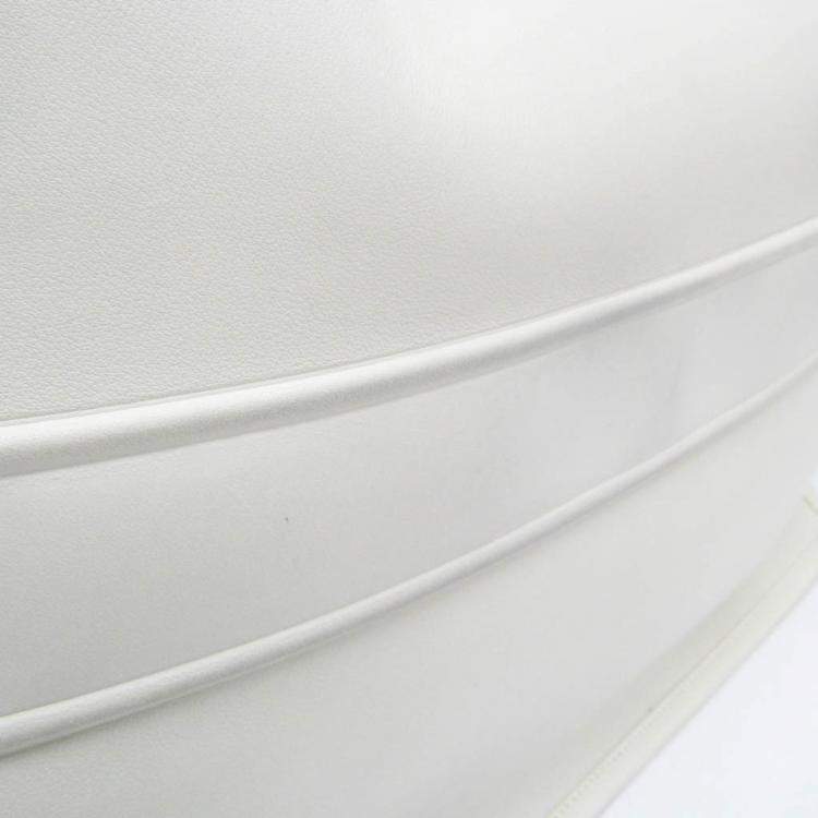 Pre Owned Christian Dior Black White Book Medium Leather Tote Bag