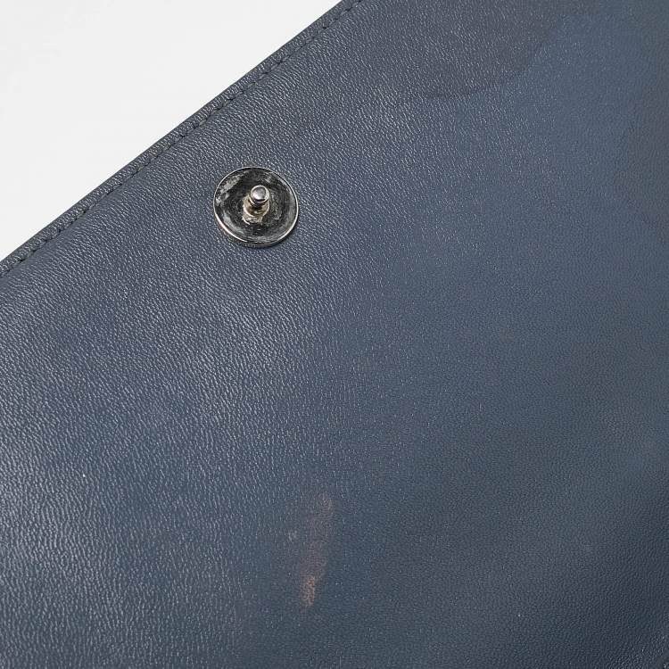 Pre Owned Dior White Cannage Leather Diorama Wallet On Chain