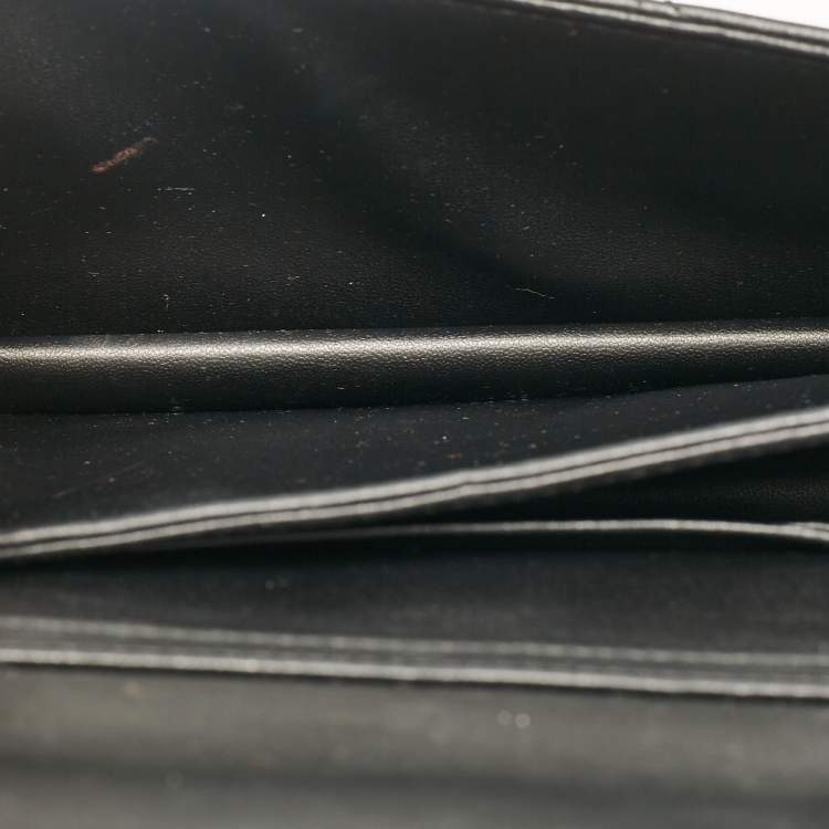 Pre Owned Dior Black Cannage Leather Mini My Dior Top Handle Bag