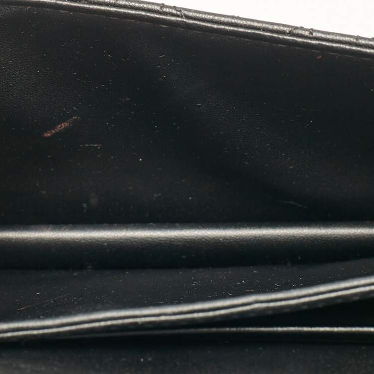 Pre Owned Dior Black Cannage Leather Mini My Dior Top Handle Bag