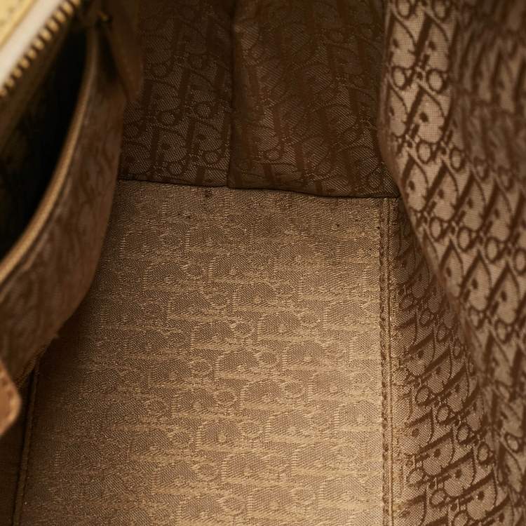 Pre Owned Dior Yellow Cannage Patent Leather Large Lady Dior Tote