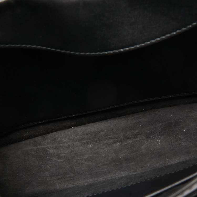 Pre Owned Dior Black Leather Medium J'Adior Flap Shoulder Bag