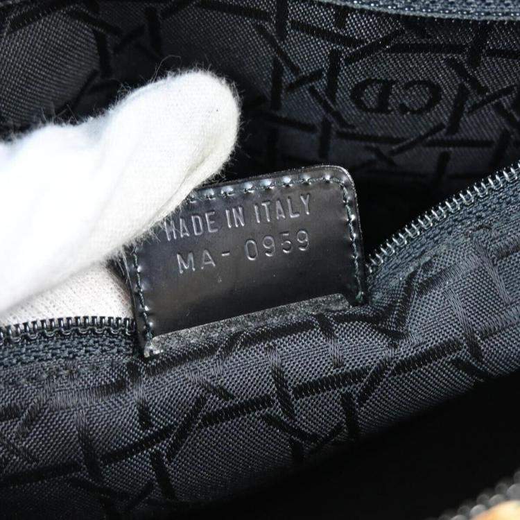 Pre Owned Christian Dior Yellow Cheetah Lady Dior Handbag