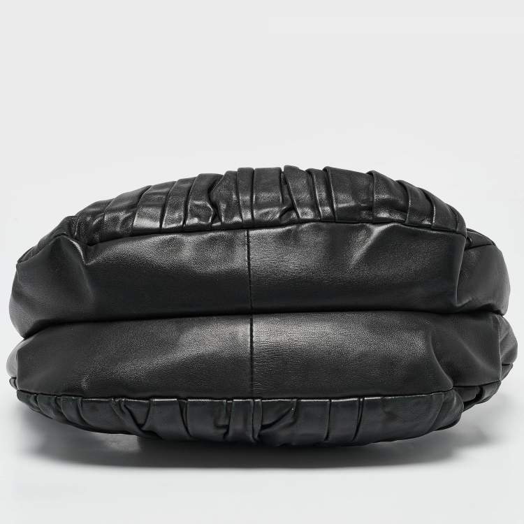 مملوكة مسبقًا Dior Black Leather Plisse Tote