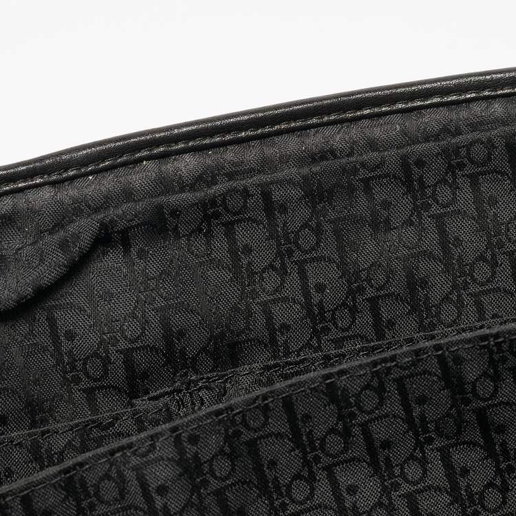 مملوكة مسبقًا Dior Black Leather Plisse Tote