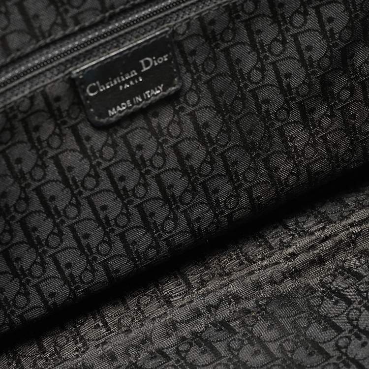 مملوكة مسبقًا Dior Black Leather Plisse Tote