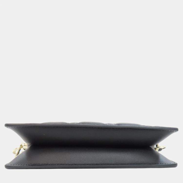 Pre Owned Christian Dior Calf Leather Lady Millie Handbag