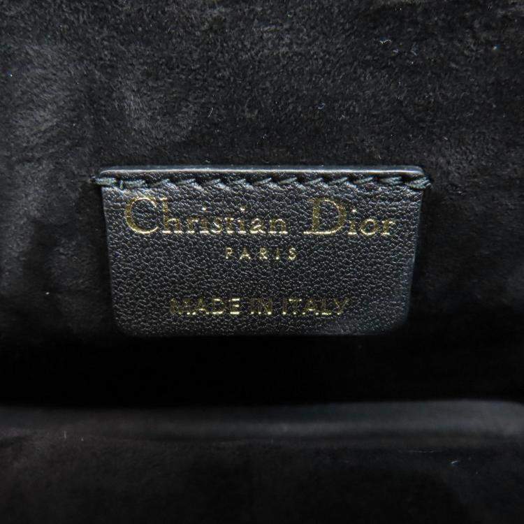 Pre Owned Christian Dior Calf Leather Lady Millie Handbag