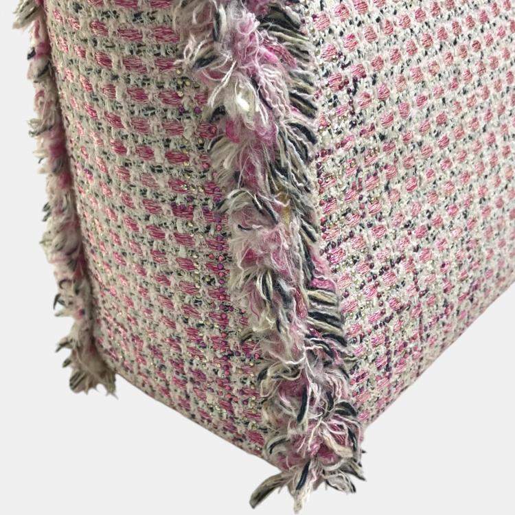 مملوكة مسبقًا Dior Purple Tweed, Leather Ginza Limited Lady Dior Shoulder Bag