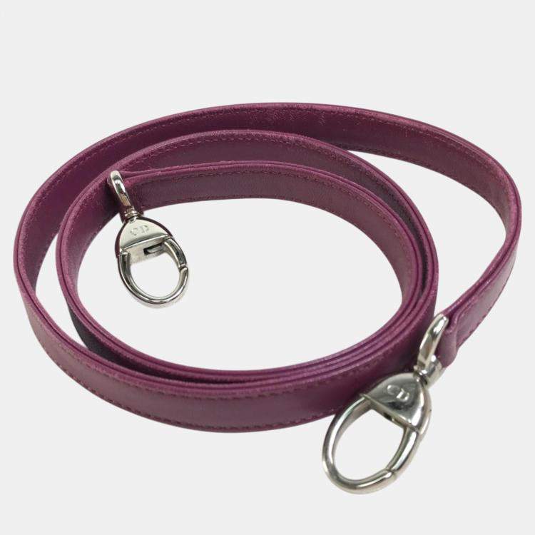 مملوكة مسبقًا Dior Purple Tweed, Leather Ginza Limited Lady Dior Shoulder Bag