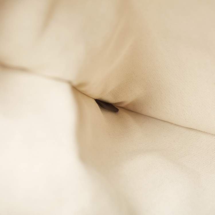 Pre Owned Dior Navy Blue Oblique Canvas and Leather Fold Over Clutch