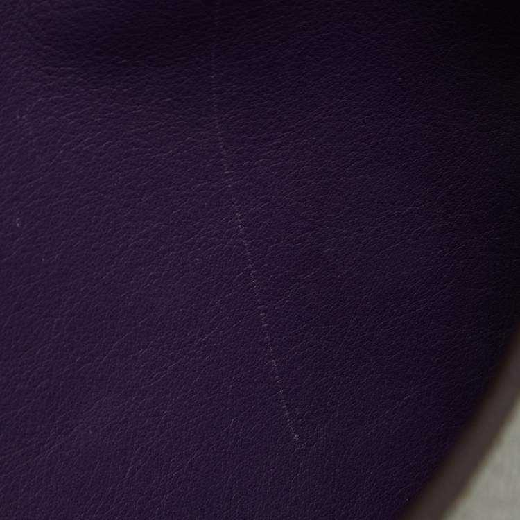 Pre Owned Dior Grey Leather Small Be Dior Top Handle Bag