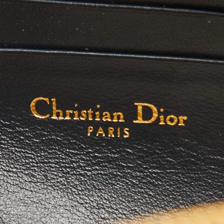 Pre Owned Christian Dior Navy Blue Oblique Canvas 30 Montaigne D-Cosy Mini Bag