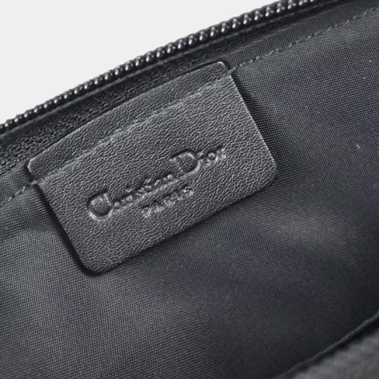 Pre Owned Dior Black Canvas Street Chic Trotter Handbag