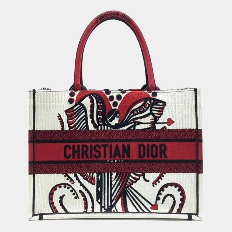 Pre Owned Dior Multicolor Canvas Book Tote Bag 36