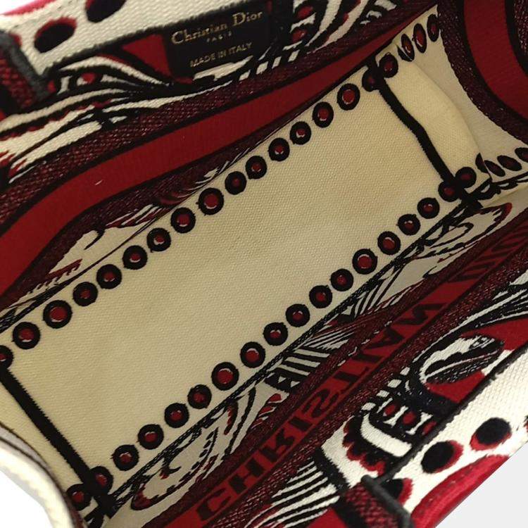 Pre Owned Dior Multicolor Canvas Book Tote Bag 36