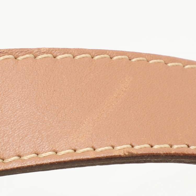 Pre Owned Dior Green/Tan Oblique Canvas Saddle Bag