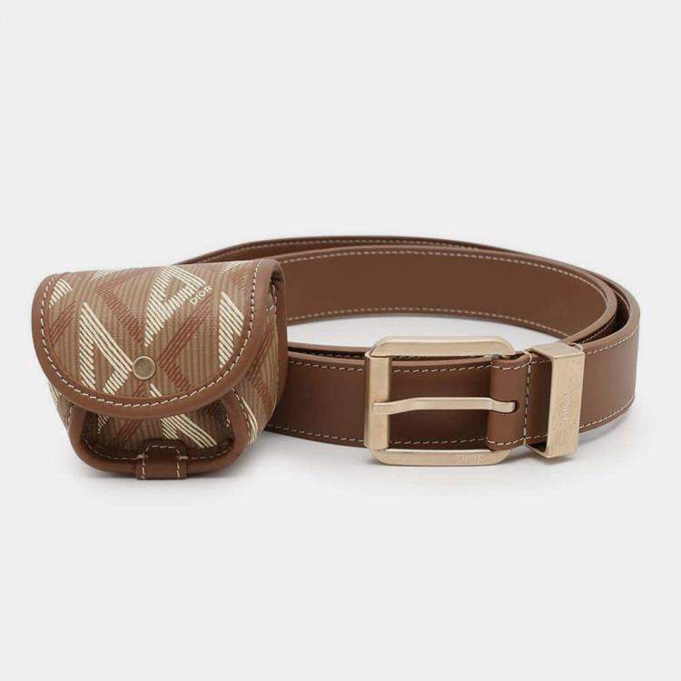 Pre Owned Dior Brown PVC Hit the Road Waist Bag