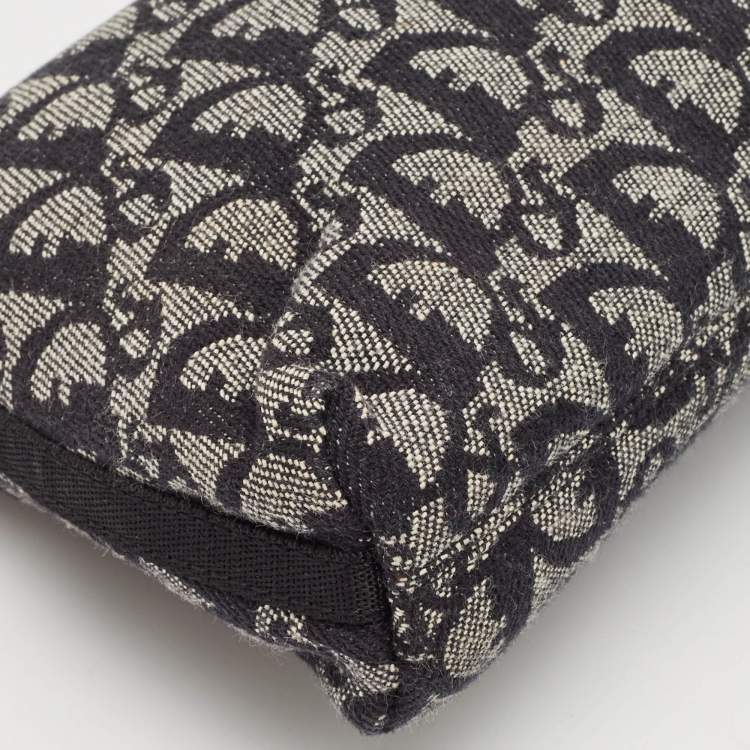 Pre Owned Dior Navy Blue Diorissimo Canvas Pochette