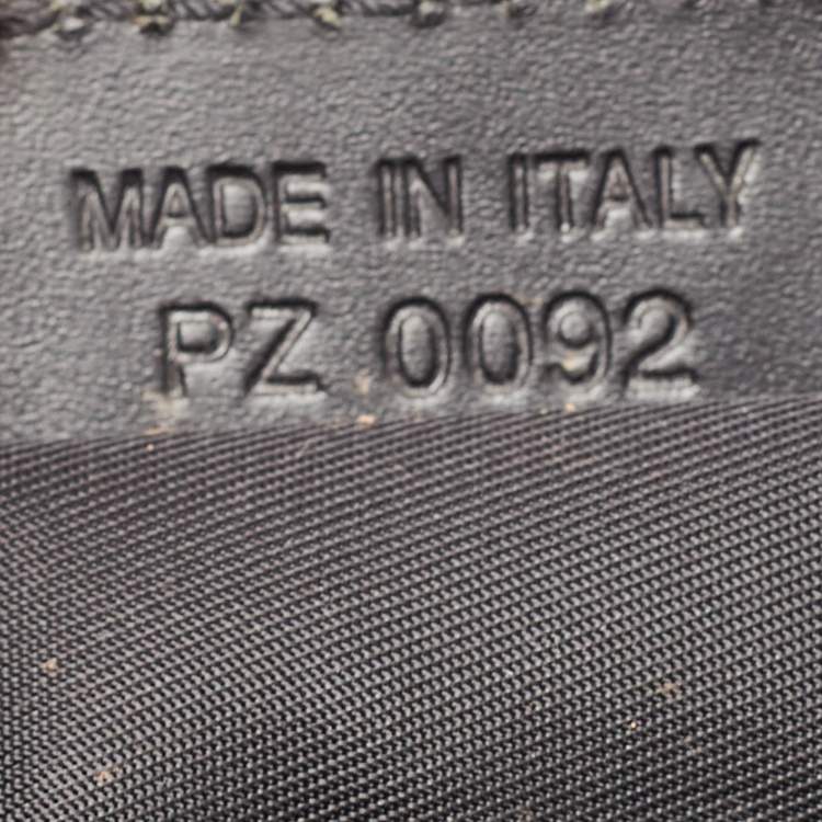 Pre Owned Dior Navy Blue Diorissimo Canvas Pochette