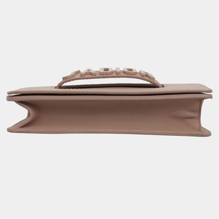 Pre Owned Dior Dusty Pink Ultra Matte J'Adior Chain Flap Bag