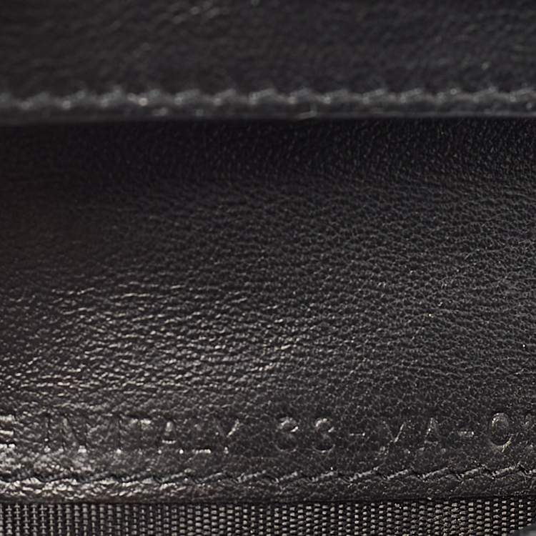 Pre Owned Dior Black Cannage Patent Leather Lady Dior Card Case