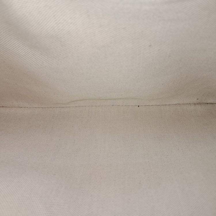 Pre Owned Dior Blue Fabric Oblique Travel Kit Pouch Bag