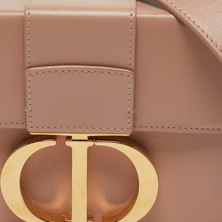 Pre Owned Dior Beige Leather 30 Montaigne Box Bag