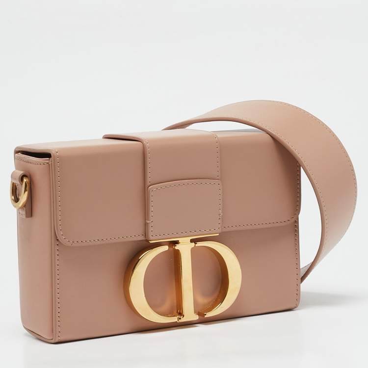 Pre Owned Dior Beige Leather 30 Montaigne Box Bag
