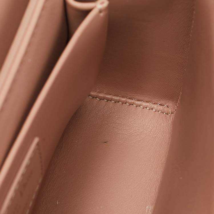 Pre Owned Dior Beige Leather 30 Montaigne Box Bag