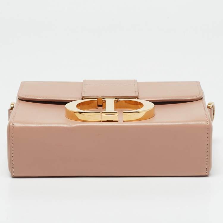 Pre Owned Dior Beige Leather 30 Montaigne Box Bag