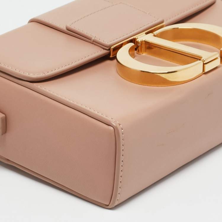 Pre Owned Dior Beige Leather 30 Montaigne Box Bag