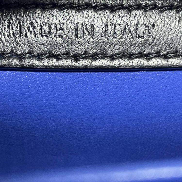 Pre Owned Dior Black Medium Calfskin Stitch Diorama Flap Bag