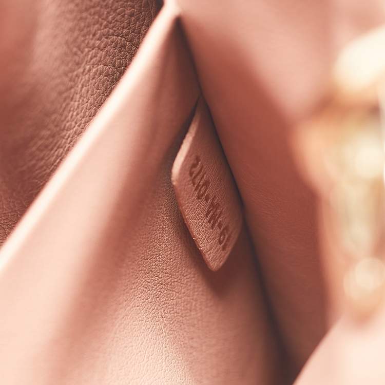 Pre Owned Dior Beige Leather Medium Diorissimo Shopper Tote