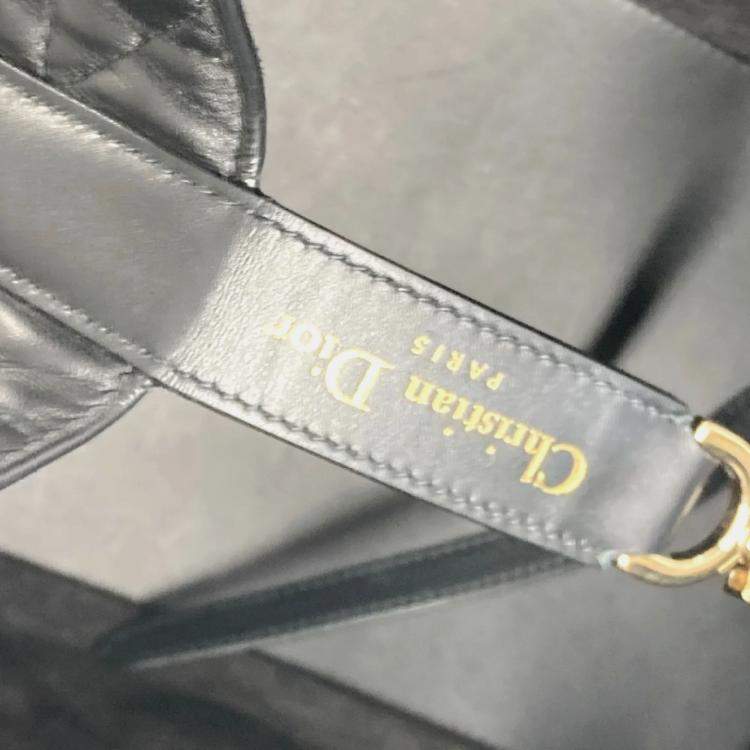 Pre Owned Dior Black Calfskin Medium Toujour Tote Bag