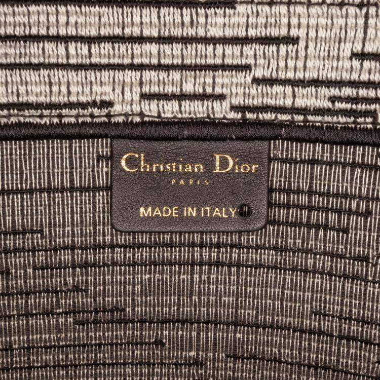 Pre Owned Dior Blue/Red Large French Flag Book Tote Bag