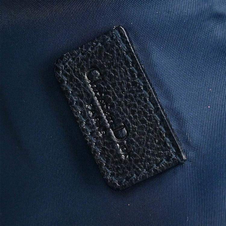 Pre Owned Dior Navy Denim Trotter Saddle Shoulder Bag